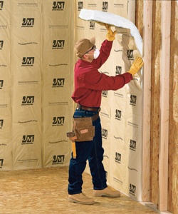 fiberglass batt wall insulation